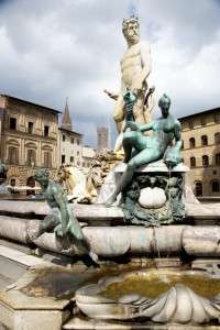 Fantana lui Neptun, de Bartolomeo Ammannati and Giambologna