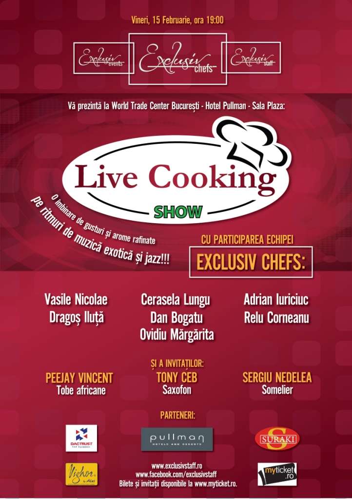 Live Cooking Show la Hotel Pullman