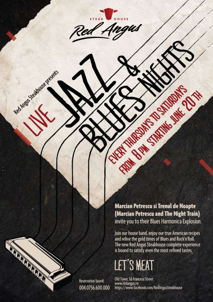 Jazz Blues Nights la Red Angus Steakhouse
