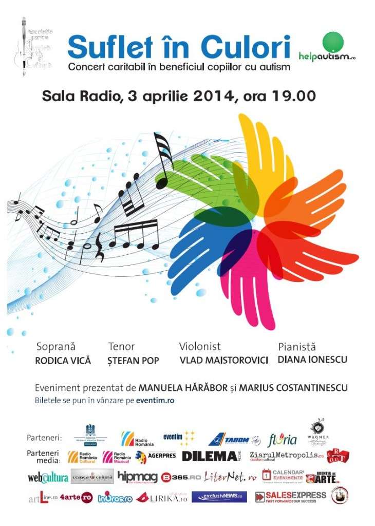Concert caritabil - copii cu autism Concert caritabil - copii cu autism