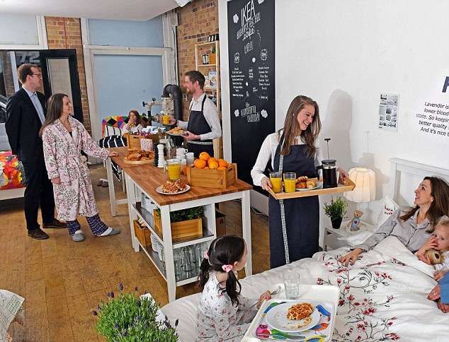 IKEA Breakfast in Bed Café