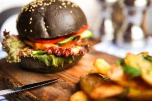 Burger cu tentacule de calamar