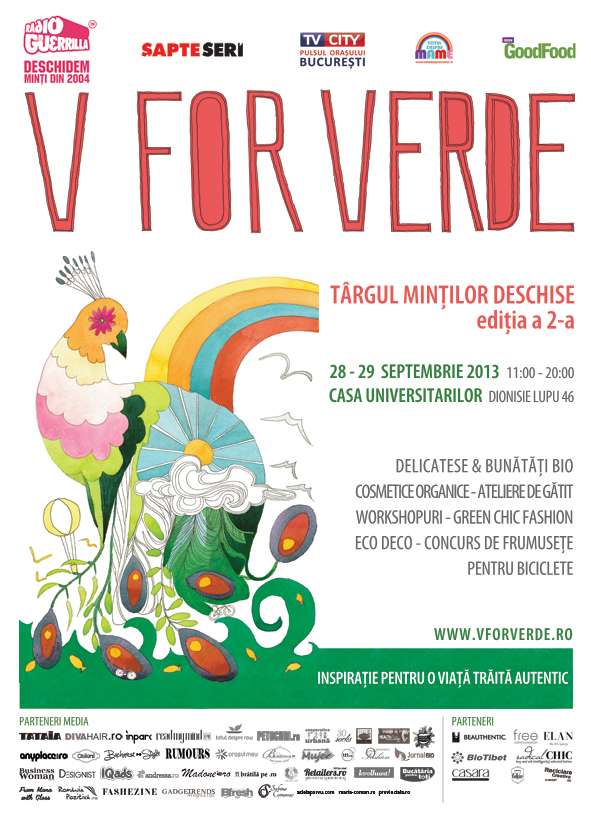 Programul Targului de delicatese Bio V for Verde