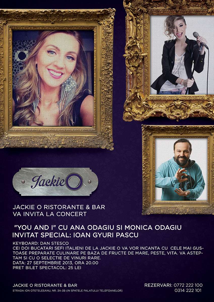 Concert Ana Odagiu si Monica Odagiu la Jackie O