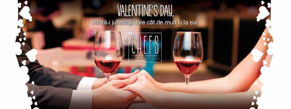 Recomandarea de Valentine's Day – cina la Chefs Experience