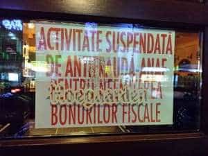 Restaurantul La Belle Epoque inchis de ANAF Antifrauda pentru 30 de zile