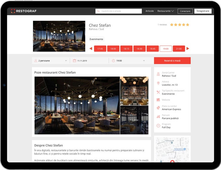 Restograf este GRATUIT pentru toate restaurantele!