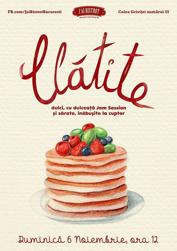 Festinul clatitelor la J’ai Bistrot