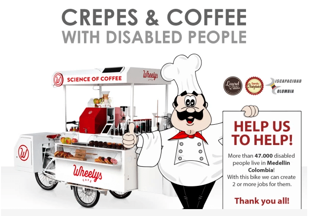 Un roman in orasul lui Pablo Escobar vrea sa aduca un pic de bine in lume prin clatite si cafea