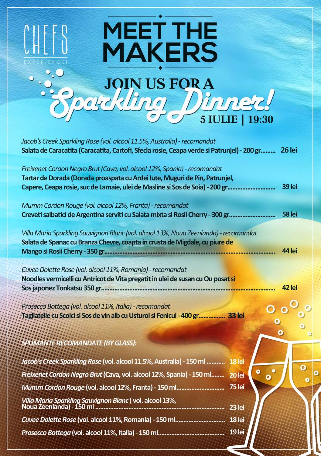 Meet the makers – o cina “spumoasa”