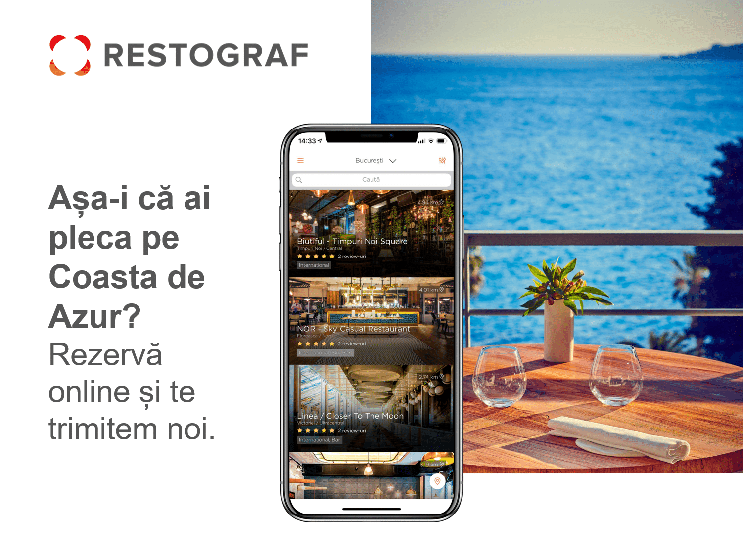 Restograf te trimite la cel mai bun restaurant din lume!