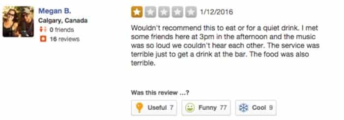 Raspunsul genial al unei bodegi la un review negativ de pe Yelp