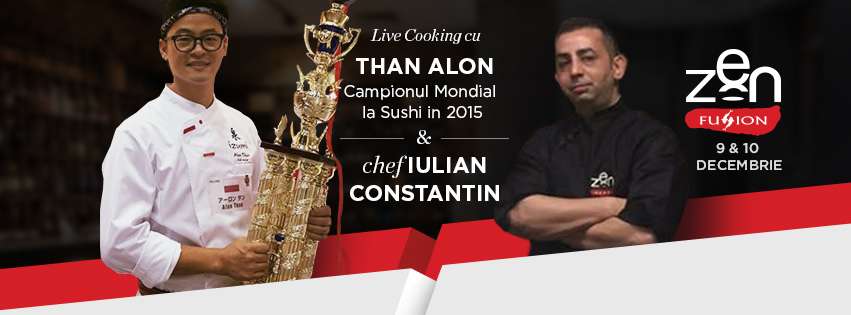 Sushi live cooking alaturi de doi Chefi priceputi