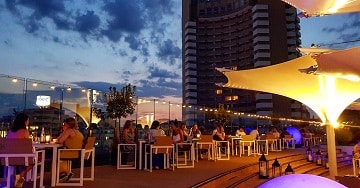 Terase la înălțime din București, cu priveliști spectaculoase