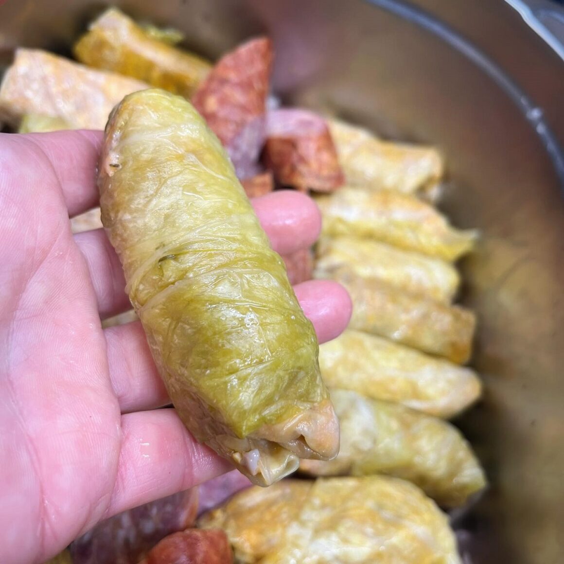 sarmale in foi de varza de la restaurant Bistro de lArte Brasov