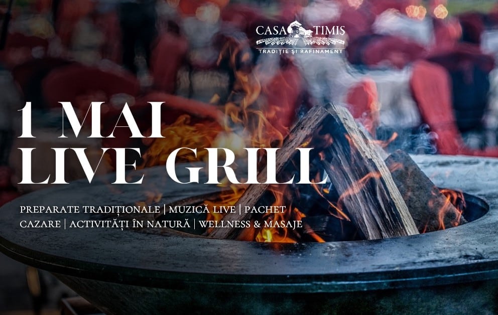 afis eveniment de 1 mai la Casa Timis