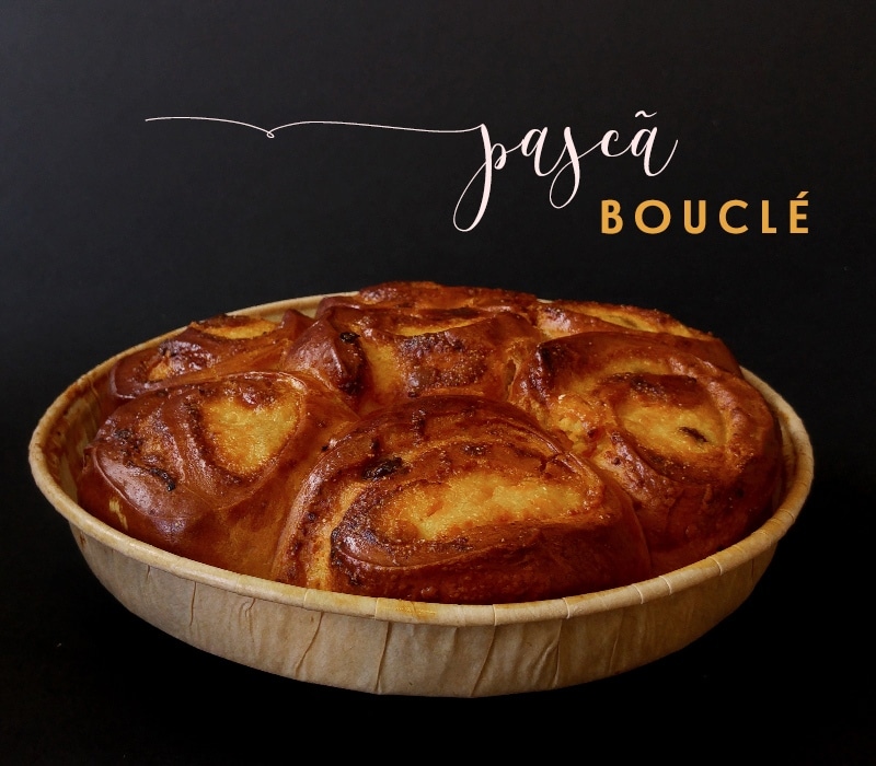 pasca boucle de la Cofetăria Vanilla