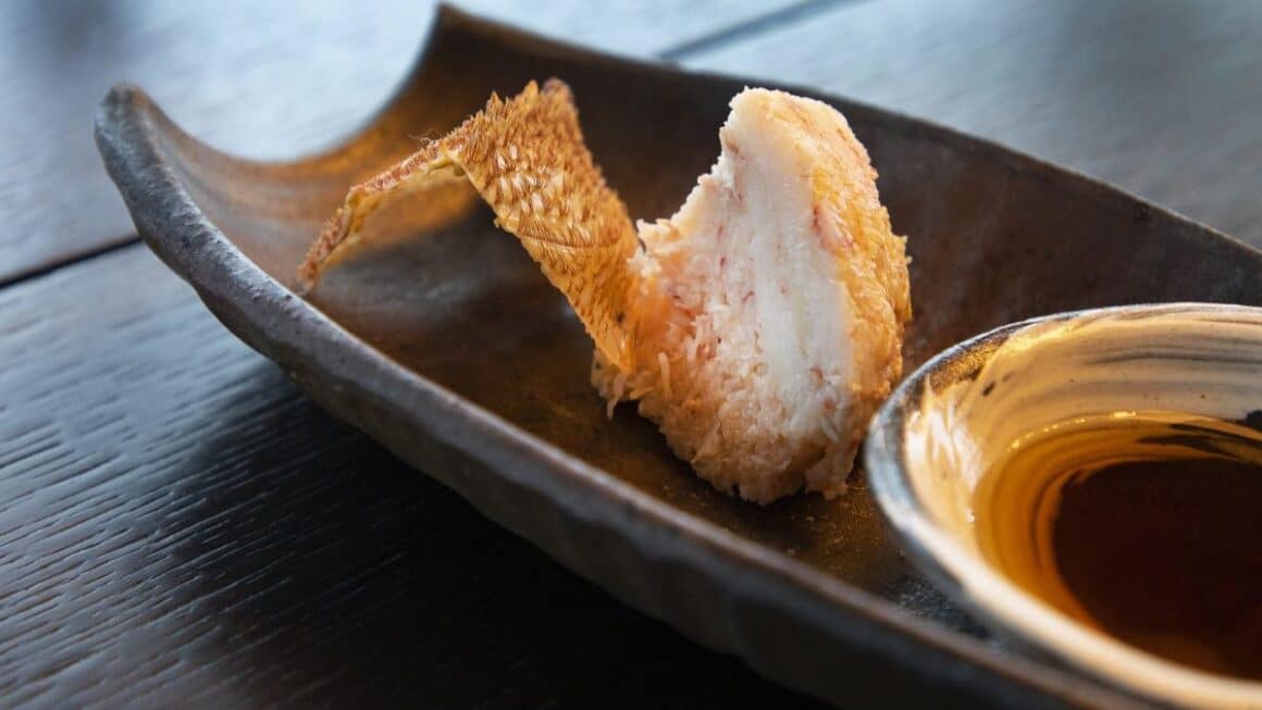 o ortie de mancare fine dining din meniul restaurantului hoseki din dubai