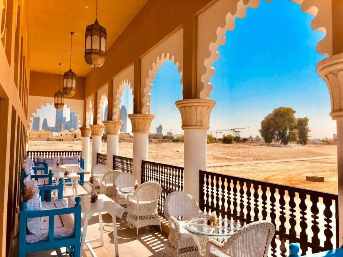 terasa Arabian Tea House din Dubai