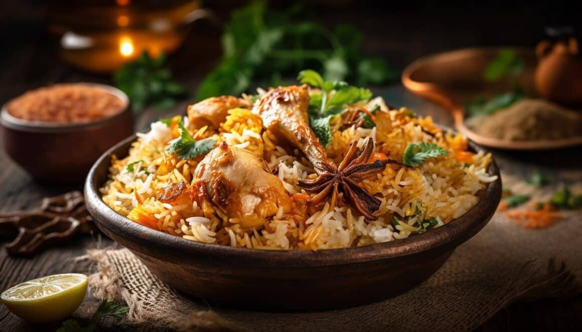 Pui biryani, reteta din bucătăria indiana