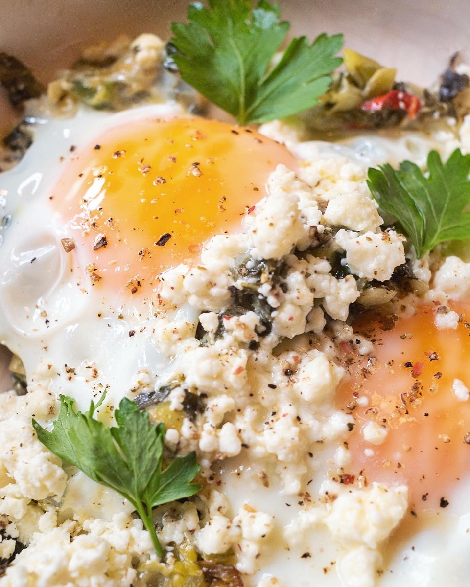 close up cu oua ochiuri cu branza rasa