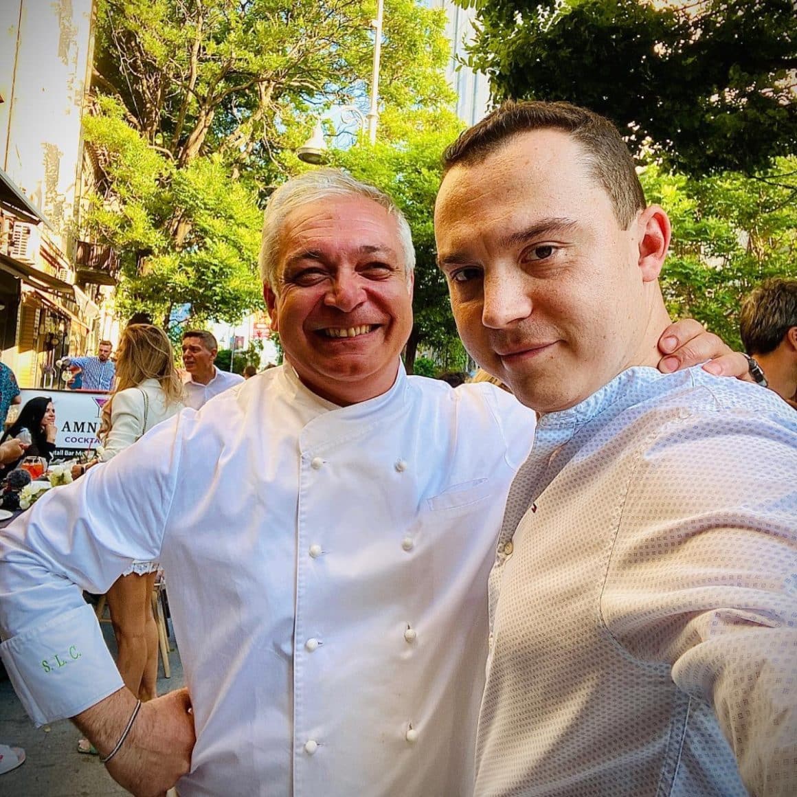 Catalin de la FoodInRomania alaturi de un chef cunoscut