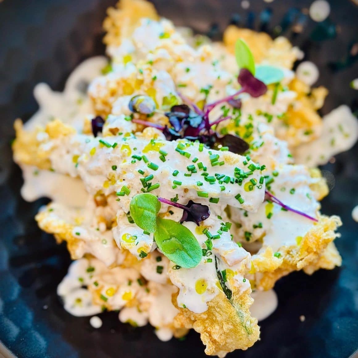 close uo cu un preparat fotografiat de FoodInRomania