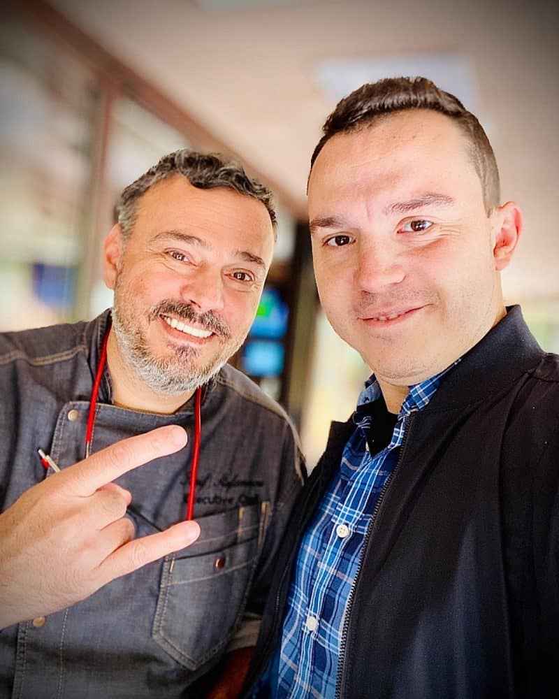 Cătălin FoodInRomania si chef Iosif Stefanescu de la Osho