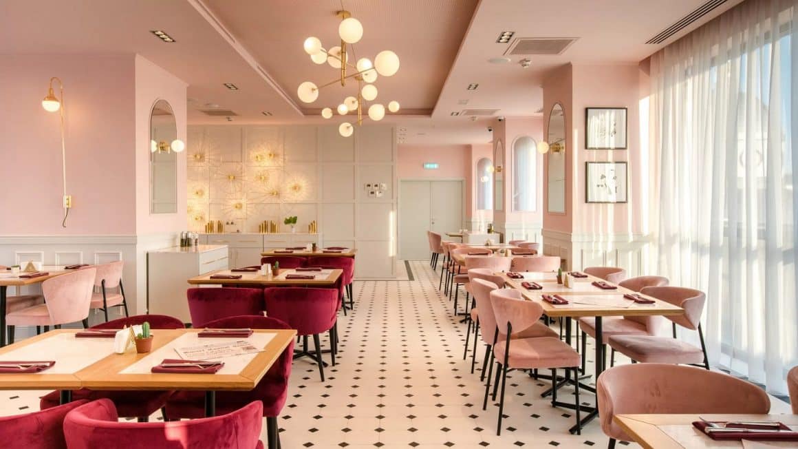 Cismigiu bistro la Etaj - restaurant roz