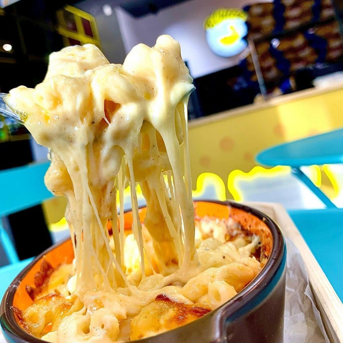 mac and cheese cu branza topita, la BCheese București