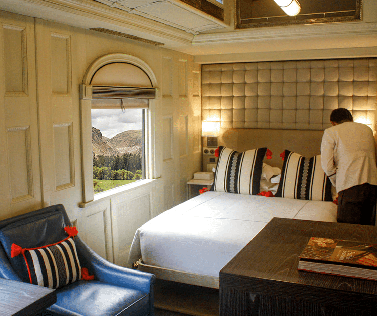 vagon de dormit din Andean Explorer. trenuri internaționale de lux