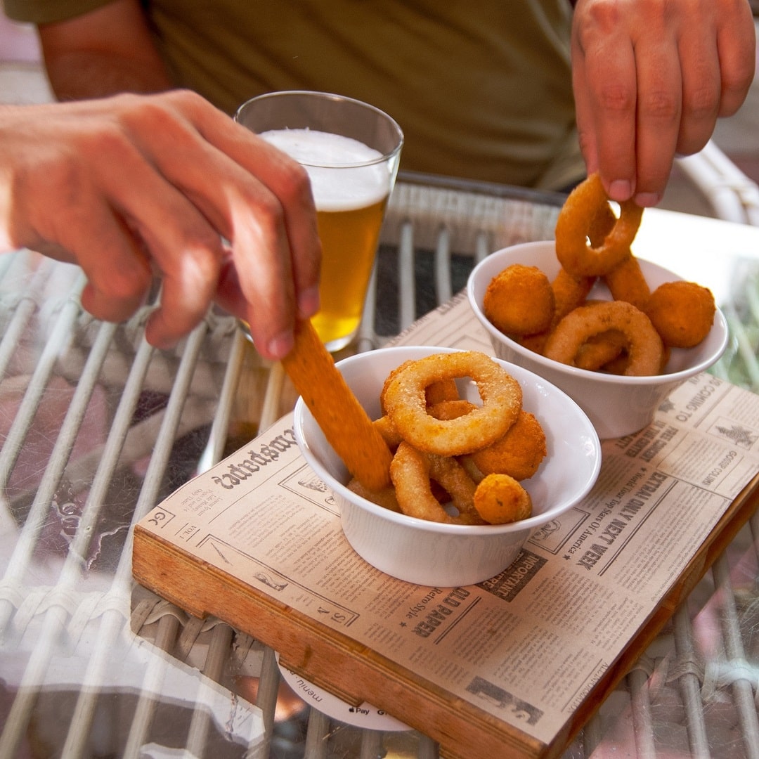 Onion ring la Lente Lupu, București