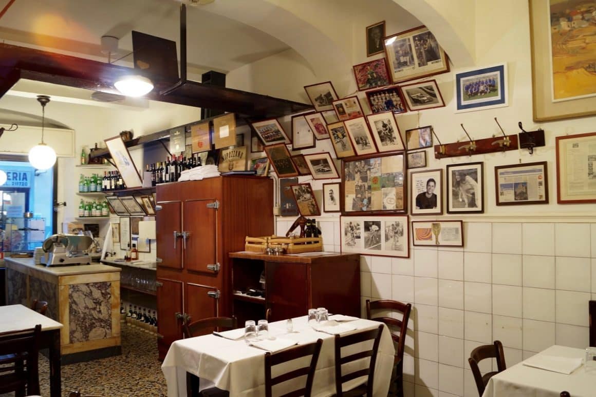 trattoria sostanza din Florența, cu mâncarea tradițională din Toscana