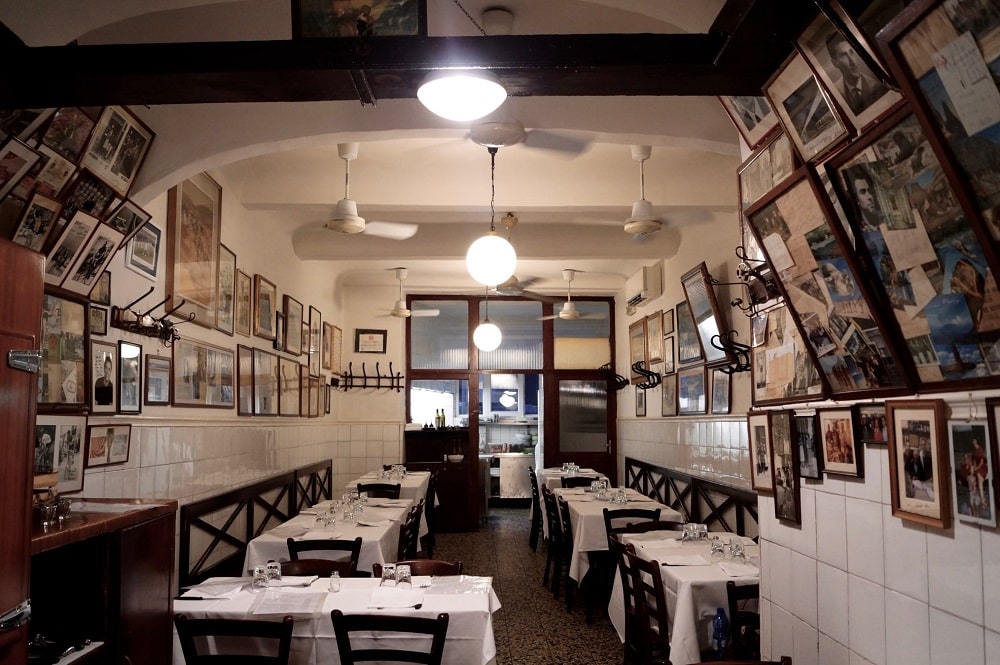 trattoria sostanza din Florența, cu mâncarea tradițională din Toscana