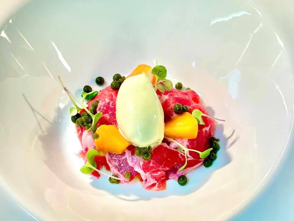 preparat de la Restaurantul Adrián Quetglas din Mallorca