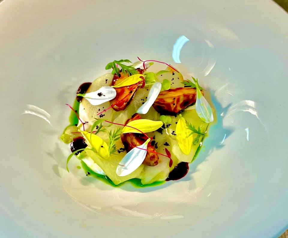 preparat de la Restaurantul Adrián Quetglas din Mallorca