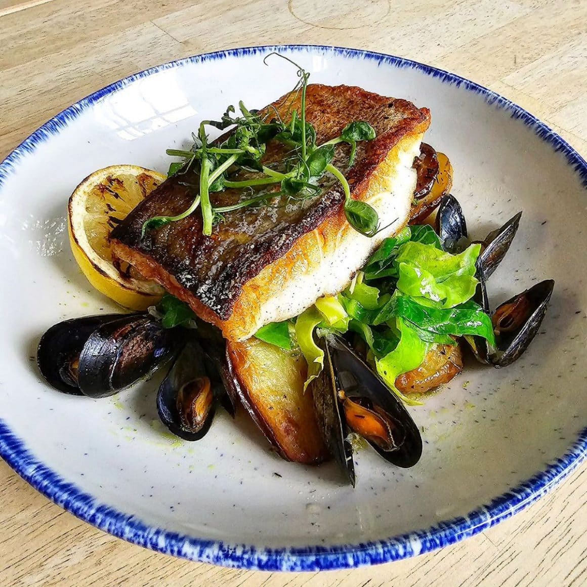 preparat de la restaurantul The Woollen Mills (Dublin)