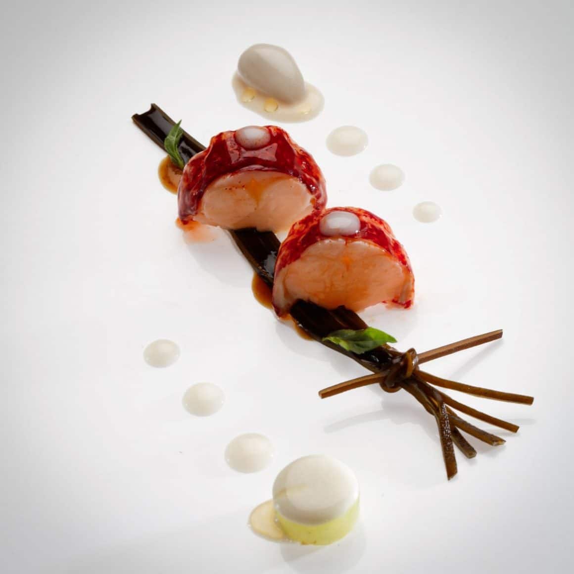 preparat de la restaurantul Disfrutar din Barcelona