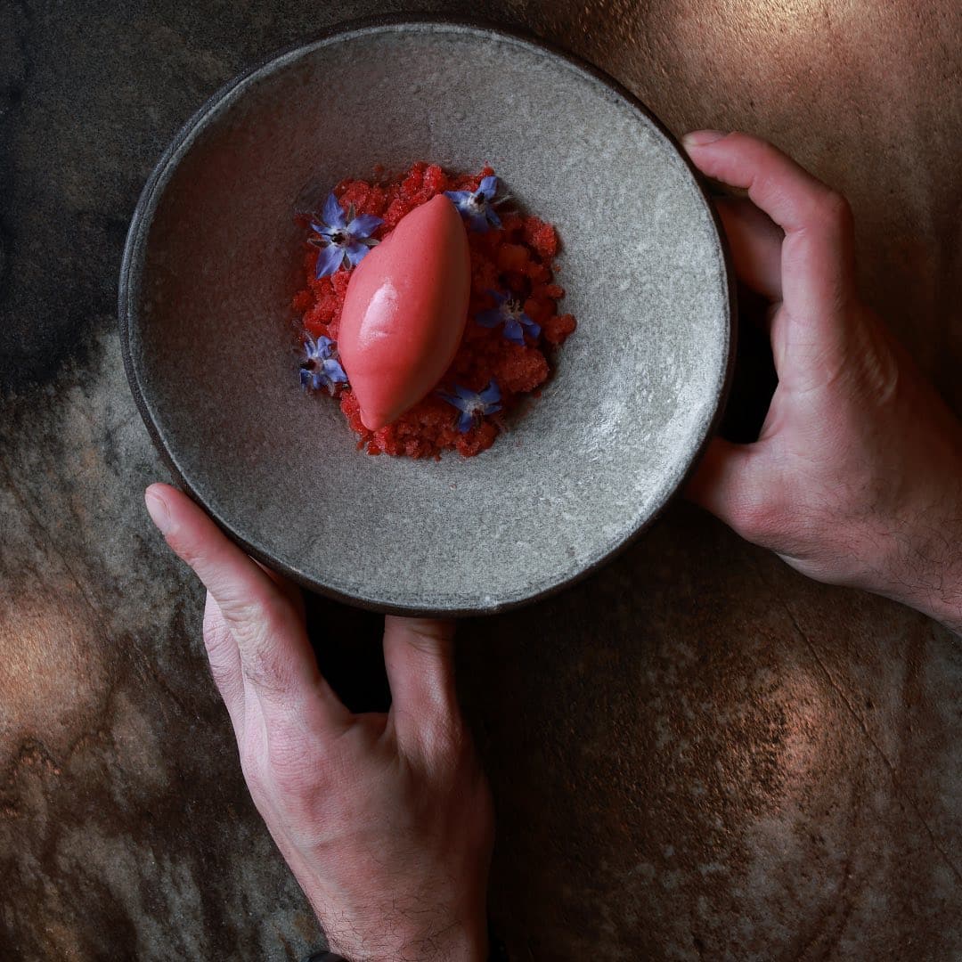 preparat de fine dining de la restaurant La Hambar