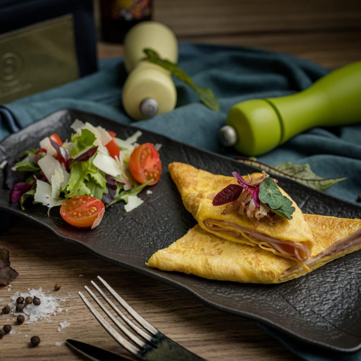 preparat de mic dejun de la restaurant Siccheria