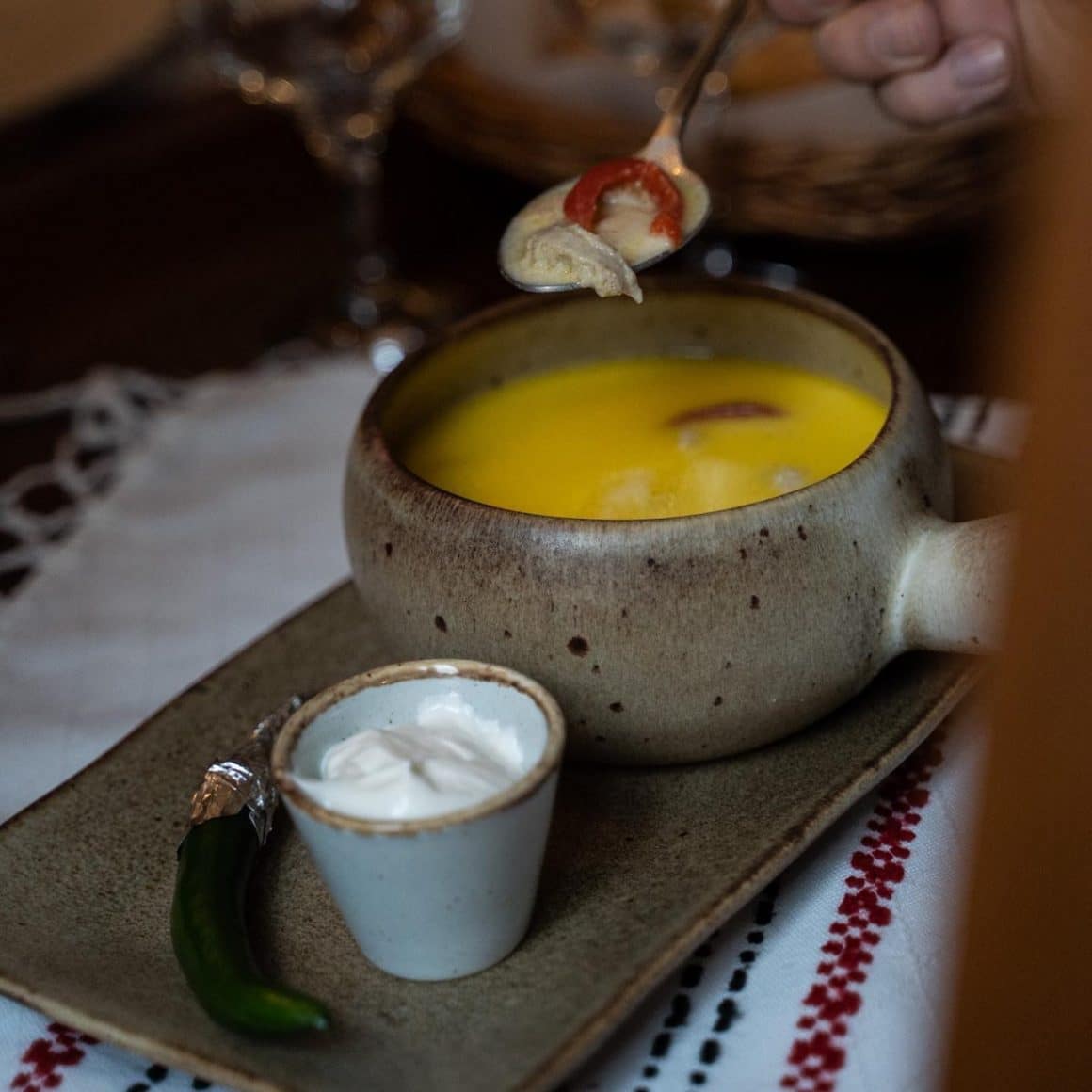 ciorba cu ardei si smantana