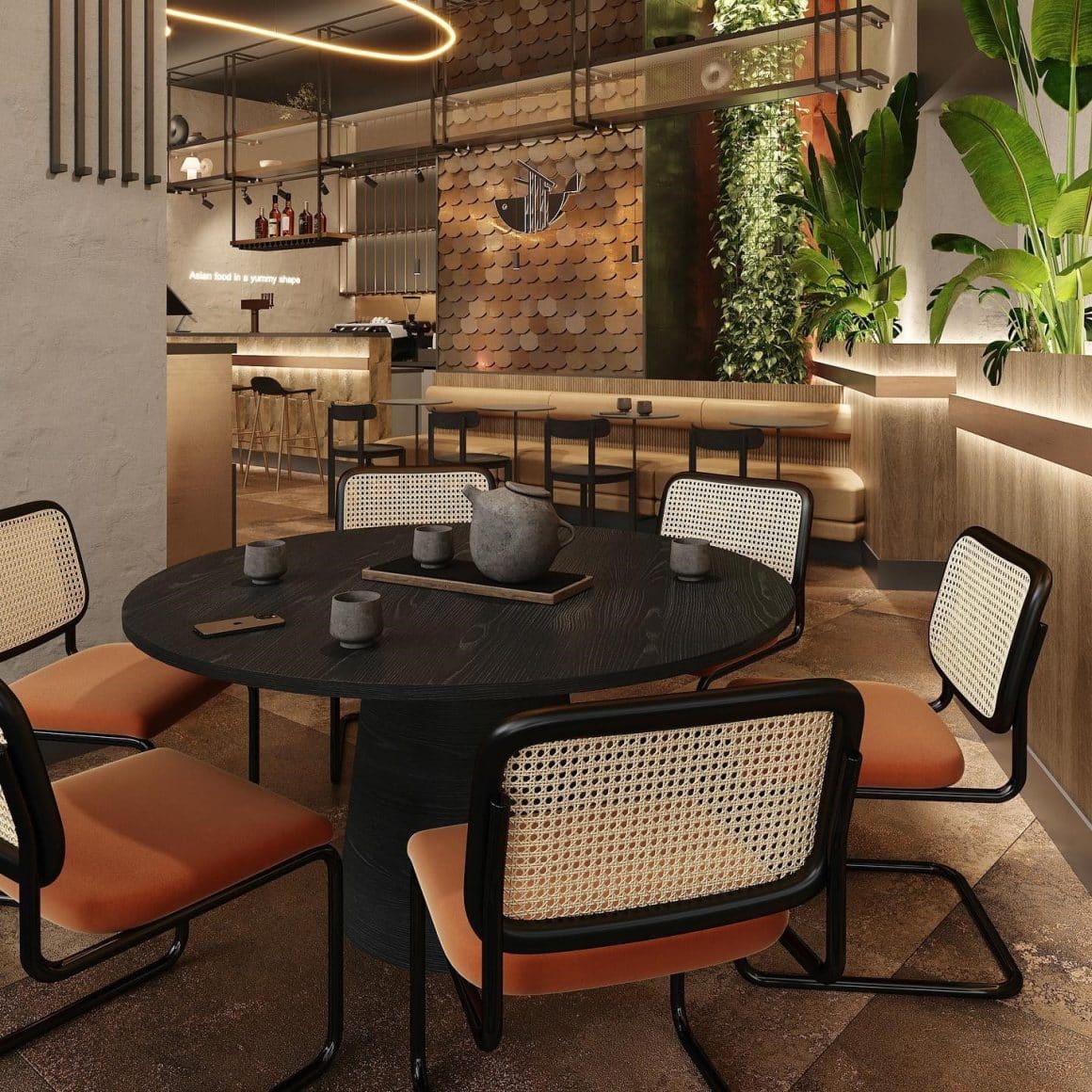 imagine din restaurant Oryami - restaurante japoneze din București