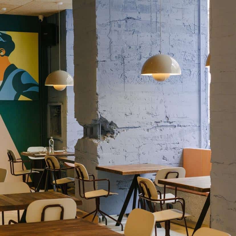 interiorul industrial de la Gyst