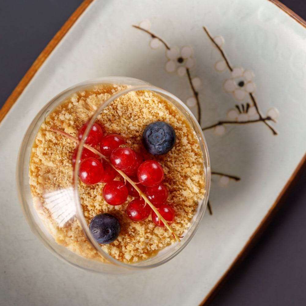 tapioca pudding de la restaurant Argentine