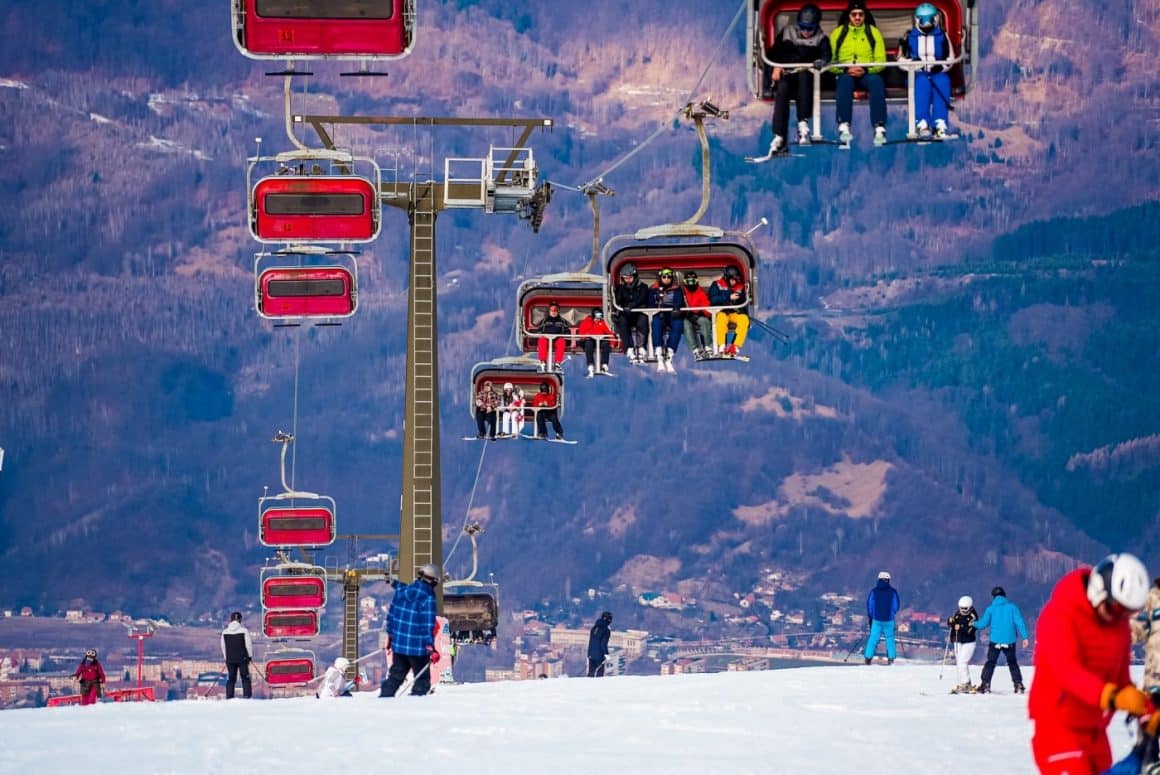 statie de telescaun de la Straja