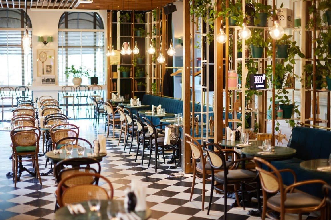 Interiorul elegant de la Fratellini Bistro