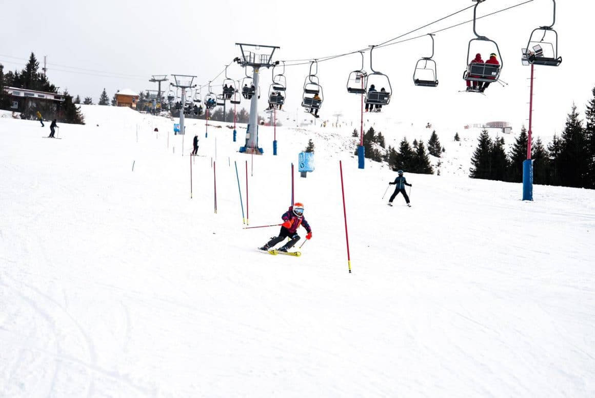 parita plina de zapada, cu telescaun, de la Straja