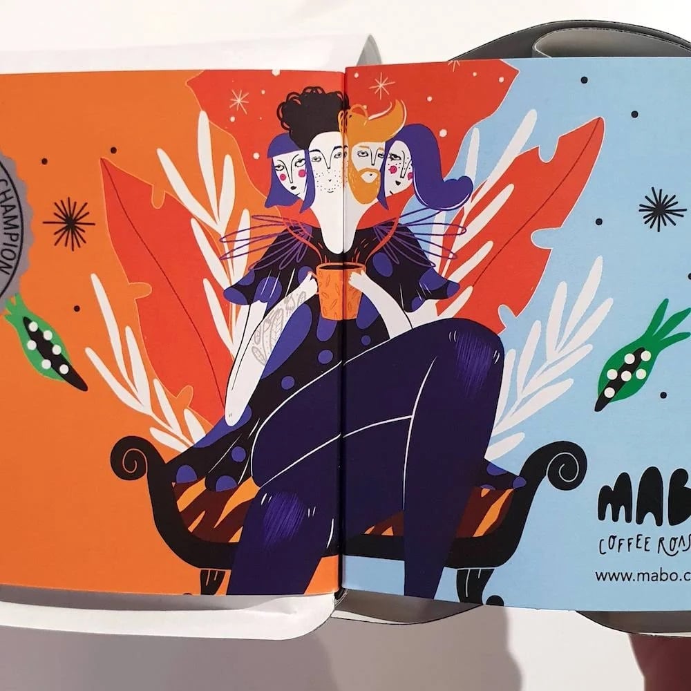 2 pachete de cafea de la Mabo Coffe - prăjitorii de cafea din București