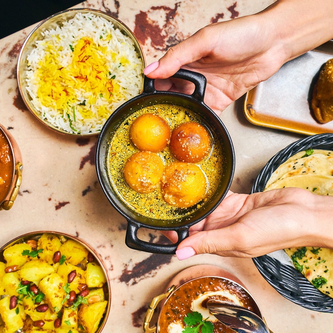 preparate din Bucataria indiana, de la restaurant mumbai București