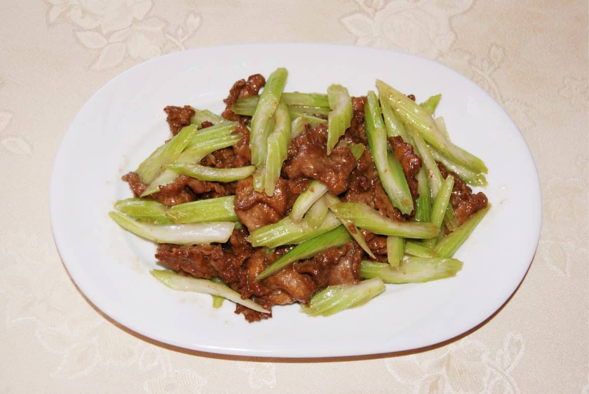 Vita cu telina in sos chinezesc